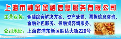 上海市融金金融信息服务 专业的金融信息咨询服务